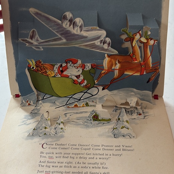 Vintage Rudolph the Red-Nosed Reindeer Spiral Book - Picture 3 of 6